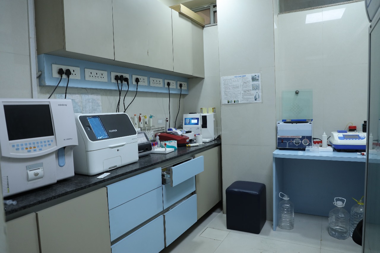 Premium hospital room at RK Hospital Indore