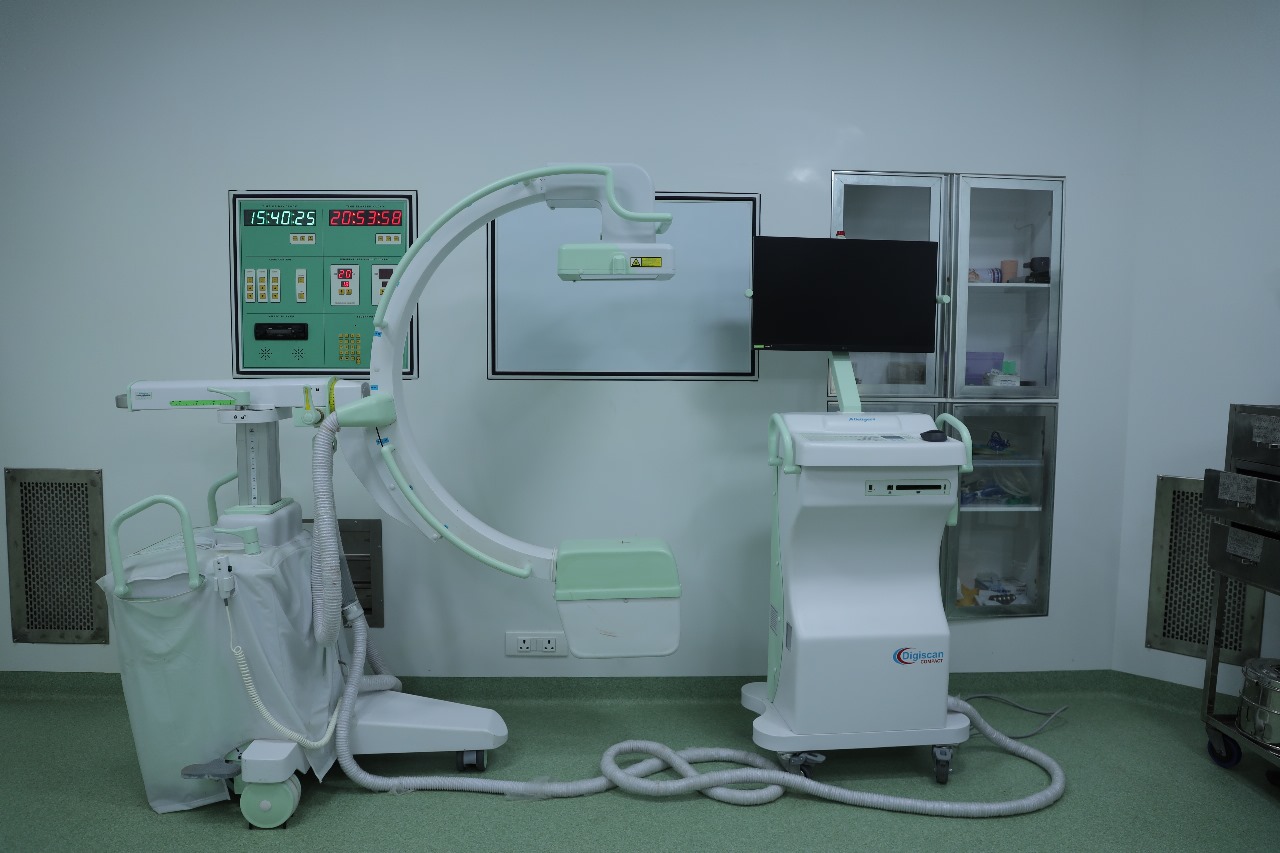 Deluxe patient room at RK Hospital Indore